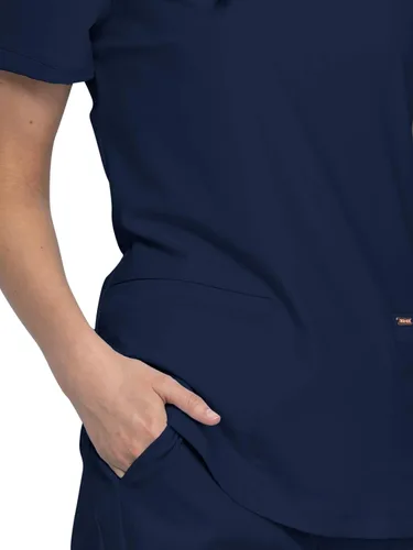 Miniatura 3 de Form Scrubs para mujer, cuello en V elástico de punto CK840