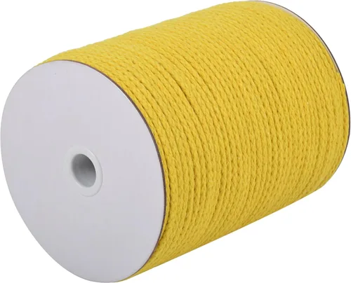 Miniatura 28 de CAQUBO Cuerda de Macramé de Algodón Trenzado de 4 mm, 157 Metros, Color Blanco, Hilo de Macramé para Manualidades, Cuerda de Macramé Suave, Cordón