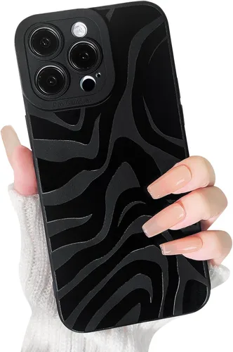 Miniatura 23 de Lovmooful Funda compatible con iPhone 13 Pro Max, diseño de mariposa grande, negro, para niñas y mujeres, TPU suave a prueba de golpes, protector
