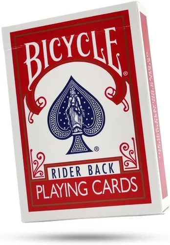Miniatura 3 de Magic Makers Baraja de bicicleta en blanco con respaldo rojo (paquete de 2)