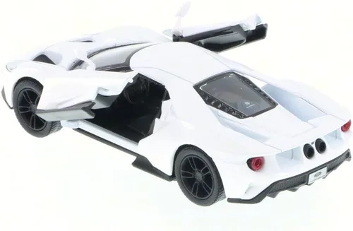 Miniatura 4 de KiNSMART - 2017 Ford GT 1:38 Escala 5" Die Cast Modelo Toy Super Car (blanco)