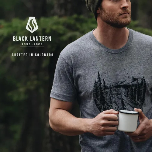 Miniatura 7 de Taza de Café Grande de Black Lantern - Bigfoot Rústico Moteado 15oz. Taza Verde Oscuro - Taza Apta para Microondas para Bebidas Calientes