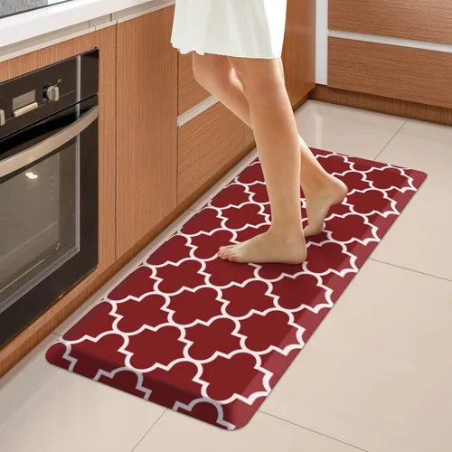 Miniatura 83 de WISELIFE - Tapete antifatiga para piso de 4/5 pulgadas, tapete de cocina antideslizante, impermeable, resistente, ergonómico, cómodo, duradero