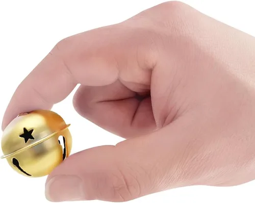 Miniatura 7 de CLLOOTVE Campanas de Manualidades Grandes de Metal de 2 Pulgadas/50MM para Hogar de Vacaciones, Festival de Navidad, Regalos, Decoración de Fiesta