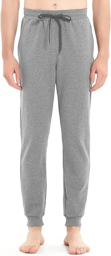 Miniatura 24 de Idtswch 30/32/34/36/38/40. Pantalones deportivos altos para hombre, extra largos, con bolsillos con cremallera