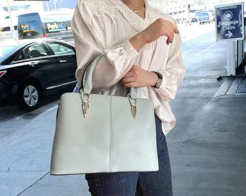 Miniatura 6 de JHVYF Bolso cruzado con asa superior para mujer, estilo clásico, estilo casual
