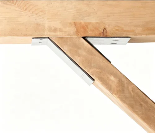 Miniatura 2 de Paquete de 2 colgadores de viguetas de 45 grados para 2x6, calibre 14