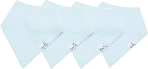 Miniatura 28 de Copper Pearl Baberos tipo bandana para bebé, paquete de 4 baberos de algodón suave para babear y dentición, absorbentes, ajuste ajustable, muchos