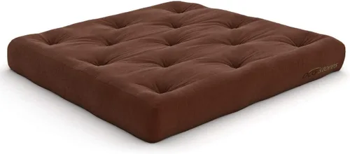 Miniatura 23 de Nirvana Futons Colchón de futón completo de 6 pulgadas, sarga azul marino, fabricado en Estados Unidos Azul marino (Navy Twill)