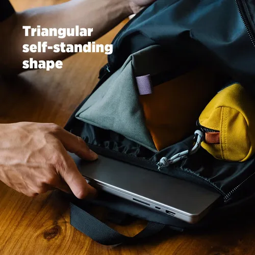 Miniatura 5 de Topo Designs Kit Dopp - Bolsa de viaje para artículos esenciales de cuidado personal, forma autoportante, totalmente forrada, nylon reciclado, Negro