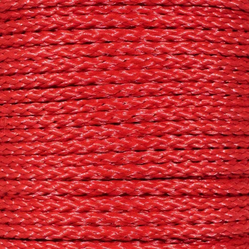 Miniatura 11 de Cuerda de polipropileno trenza hueca (1/2 pulgada, 50 pies, blanco) - Cuerda de barrera - Marcación de senderos, control de multitudes, campos