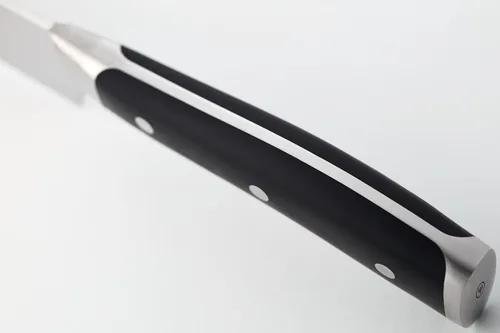 Miniatura 3 de WÜSTHOF Classic IKON Cuchillo Santoku de borde hueco de 7 pulgadas, negro