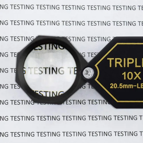 Miniatura 5 de 10 lupas para joyería, lupa de 0.807 in, lente trillizo, cristal óptico, herramienta de aumento de gemas de bolsillo para joyero, filatelista