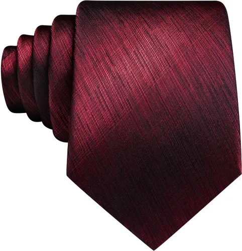 Miniatura 356 de Barry.Wang Juego de corbatas para hombre, corbata de seda a rayas, tejido a cuadros, gemelos formales, negocios, boda
