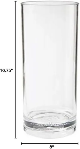 Miniatura 7 de G.E.T. H-14-1-SAN-CL-EC - Colección de vasos transparentes de 14 onzas, resistentes a roturas, aptos para lavavajillas, colección San Specialty