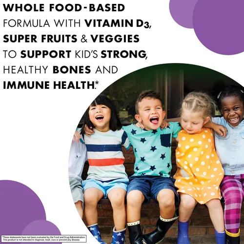 Miniatura 5 de Bluebonnet Nutrition Rainforest Animalz - Tableta masticable de vitamina D3 de 400 UI, sin soja, lácteos y gluten, sin OMG, certificado Kosher, apto
