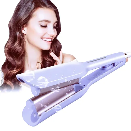 Miniatura 2 de Rizador de pelo de doble barril, rizador de pelo de 1.25 pulgadas (1.260 in), rizador de pelo ondulado de 2 barriles, rizador de cabello ondulado