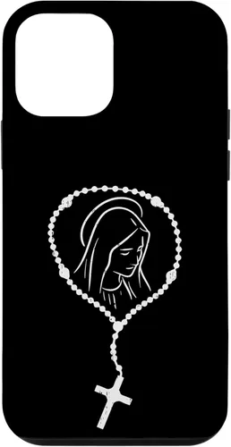 Miniatura 15 de iPhone 11 Rosario Virgen María Dios Jesús Fe religioso católico estuche de regalo