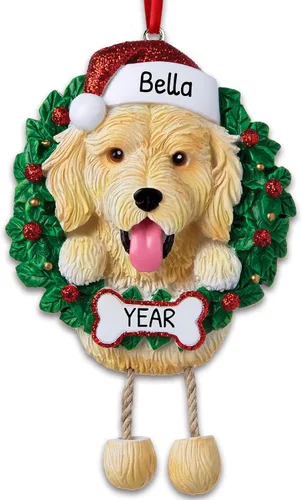 Miniatura 28 de Adornos de Navidad personalizados para perros de Elfos 2024 – Corona Shih Tzu para la primera Navidad de los amantes de los perros