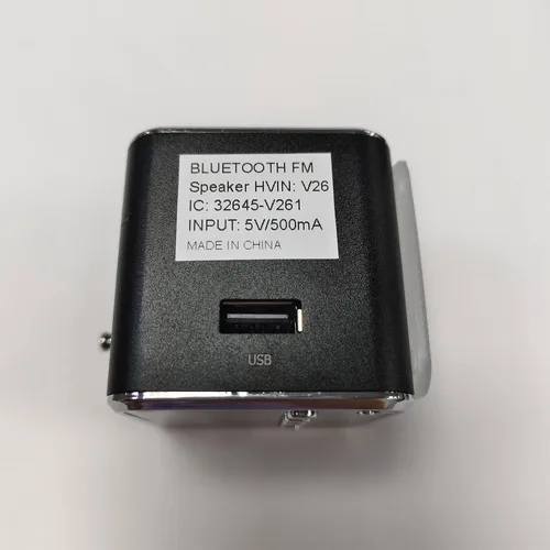Miniatura 8 de Mini altavoz Bluetooth, reproductor de música inalámbrico Etigood portátil, radio FM, estéreo digital, reproductor MP3, compatible con tarjeta Negro