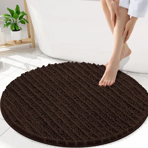 Miniatura 269 de Smiry Alfombras de Baño 24x16 pulgadas, Alfombras de Baño de Chenilla Extra Suaves y Absorbentes, Respaldo de Goma Antideslizante, Lavable a Máquina