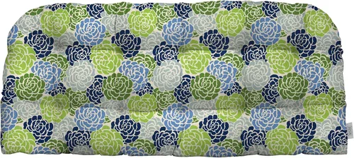 Miniatura 22 de RSH DECOR Cojín de mimbre copetudo de 41 x 19 pulgadas Cojines de columpio para exteriores Cojín de banco de patio resistente al agua Cojines