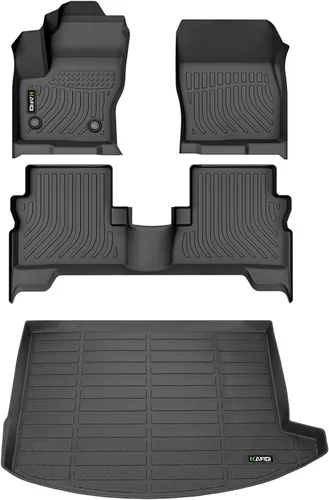 Miniatura 52 de HAFIDI® - Tapetes para auto con almacenamiento debajo del asiento, para todo clima, antideslizantes, de elastómero termoplástico, para la primera
