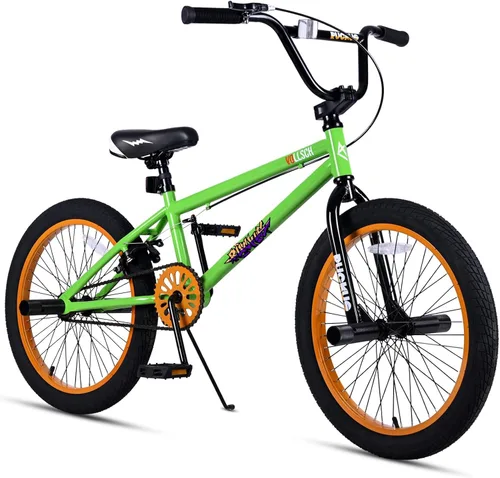 Miniatura 17 de vollsch Bicicletas BMX Freestyle de 18 y 20 pulgadas para adolescentes de 6 a 15 años de edad, niños, niñas, principiantes con palanca, varios