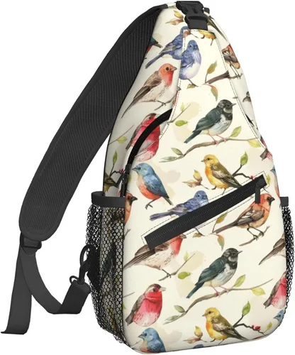 Famame Mochila bandolera para el pecho, bolsa de hombro cruzada, gimnasio, ciclismo, viajes, senderismo, Varios colores