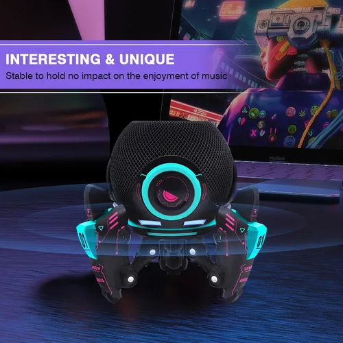 Miniatura 6 de Soporte para Echo Dot, Estuche para Echo Dot, Soporte para Echo Dot, Soporte de mesa decorativo para Echo Dot de 4ª/5ª generación - para HomePod