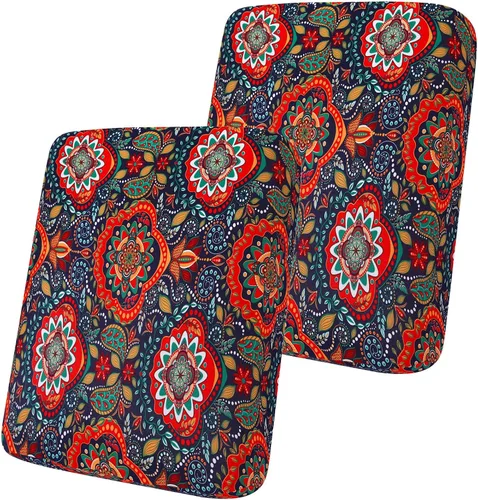 Miniatura 82 de Smiry Fundas de cojín de sofá estampadas, fundas elásticas suaves para sofá, fundas de sofá lavables antideslizantes, protector de muebles para Beige