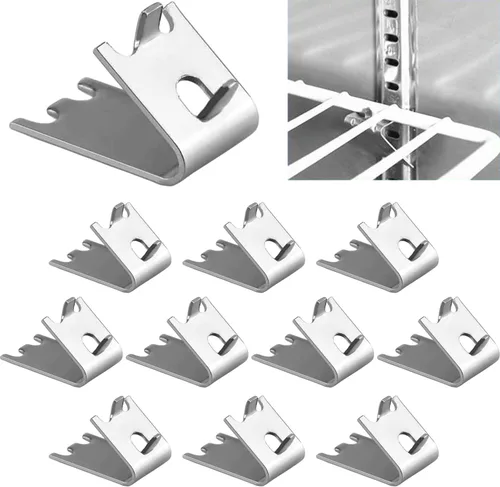 920158 Clip para estante del congelador, clip de acero inoxidable para estante del refrigerador, soporte de estante del enfriador del congelador,