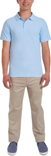 Miniatura 3 de Nautica Polo de uniforme para hombres jóvenes con mangas cortas de piqué elástico