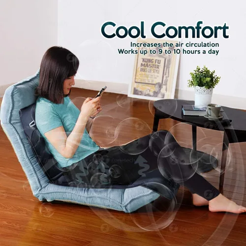 Miniatura 5 de ZONETECH Cojín de Asiento de Coche con Enfriamiento - Negro 12V Masajeador Enfriador Automotriz Cómodo Almohadilla - Circulación de Aire