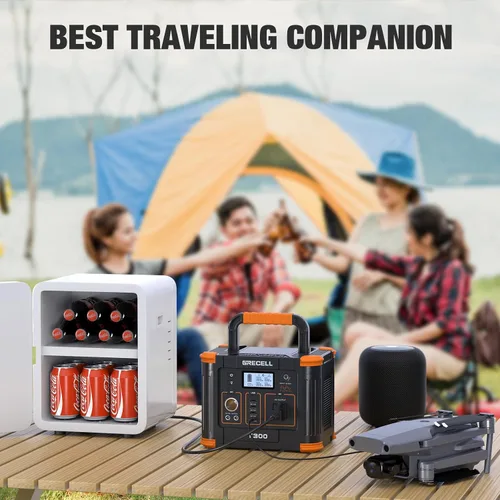 Miniatura 6 de Estación de energía portátil de 500 W (pico de 1000 W), 2 salidas de CA de 120 V y PD USB-C de 60 W, banco de energía portátil de 10 salidas