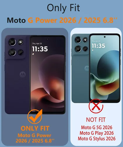Miniatura 100 de FNTCASE Funda para iPhone 17 Pro: Fundas delgadas translúcidas de color azul claro compatibles con MagSafe, protección completa de la cámara