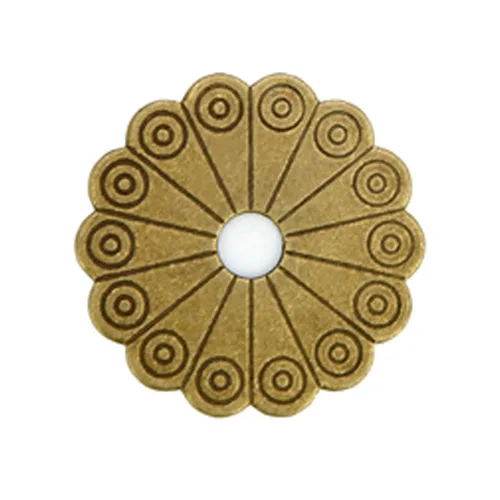 Miniatura 4 de Tiazza 10 piezas de arandelas con placa trasera de latón - Accesorios de ferretería de decoración de muebles clásicos