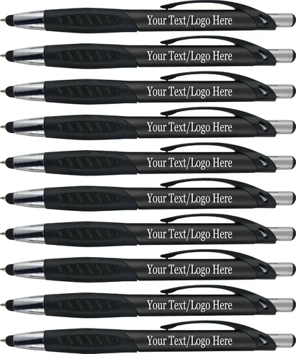 Bolígrafos personalizados con logotipo o texto personalizado, paquete de 350 unidades a granel para negocios, fiestas y eventos, bolígrafo 2 en 1 y