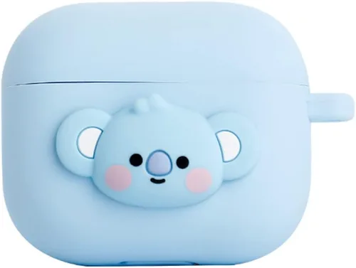 Miniatura 13 de BT21 Funda para AirPods 3, silicona pastel con carga inalámbrica [Producto oficial] [7FLAVORS] (MANG)