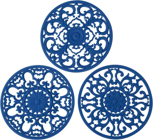 Miniatura 9 de Alfombrilla de silicona extra gruesa para platos calientes, ollas y sartenes calientes, soporte para ollas, almohadilla caliente para proteger tu