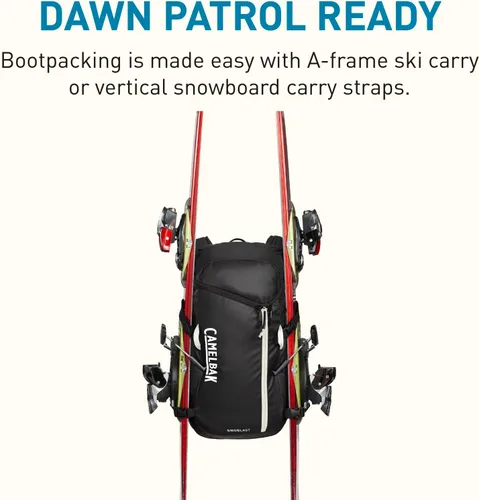 Miniatura 5 de CamelBak SnoBlast 22 Snow Hydration Pack with 70oz Crux Reservoir, Insulated Design and Ski Carry for All Day Winter Riding