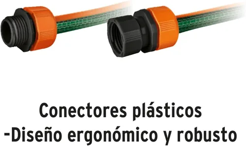 Miniatura 3 de TRUPER MAN-10X1/2RE Mangueras reforzadas de 1/2", 3 capas, accesorios de plástico de 33 pies (32.8 ft)