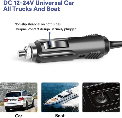 Miniatura 6 de KFD Cargador de coche 15V 6.33A 12V-24V DC Adaptador compatible con Microsoft Surface Book 3 2 1 Surface Go 1 2 3 4 Surface Laptop 7 6 5 4 3 2 1 Go