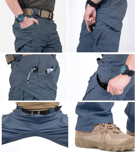 Miniatura 5 de Pantalón Carwornic Gear táctico, de algodón, ligero, estilo militar, para exterior, de combate, cargo, para hombre