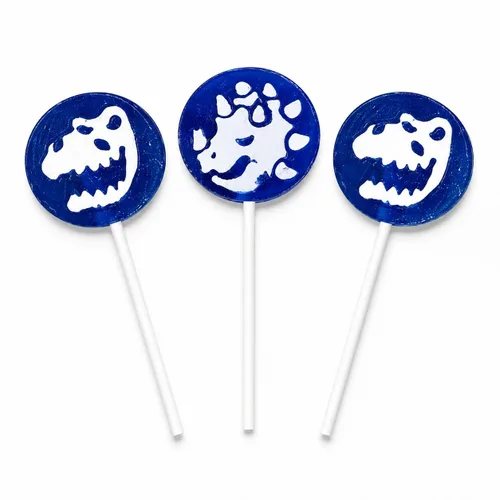 Miniatura 9 de 20 unidades de paletas de tatuajes de dinosaurio, ideales para rellenos de bolsas de fiesta, envueltos individualmente 0.28 oz - Pops
