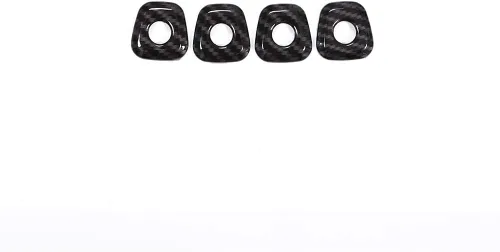 Miniatura 6 de YIWANG Adhesivos de fibra de carbono estilo cerradura de puerta, 4 piezas para BMW X1 F48 2016-2019, para BMW X2 F47 2018 accesorios de automóvil