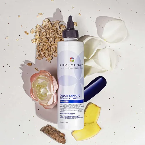 Miniatura 9 de Pureology Color Fanatic Top Coat + Tone - Mantiene el tratamiento del color del cabello, suaviza, restaura la vitalidad y añade brillo