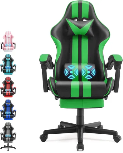 Miniatura 15 de Ferghana - Silla ergonómica de juego Miami Blue para adultos y adolescentes
