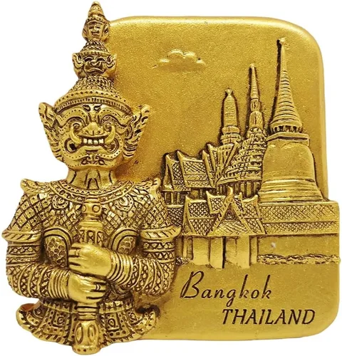 Miniatura 8 de WitnyStore Pequeño imán para nevera de Tailandia de 2 pulgadas de Isla Phi Phi en Krabi – Resina hecha a mano en miniatura 3D del sudeste asiático