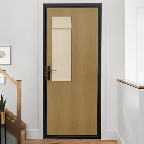 Miniatura 5 de HOMEIDEAS Cortinas Opacas para Aula para Puerta Principal, Cubierta de Ventana de Puerta de Aula, Persianas de Privacidad con Aislamiento Térmico
